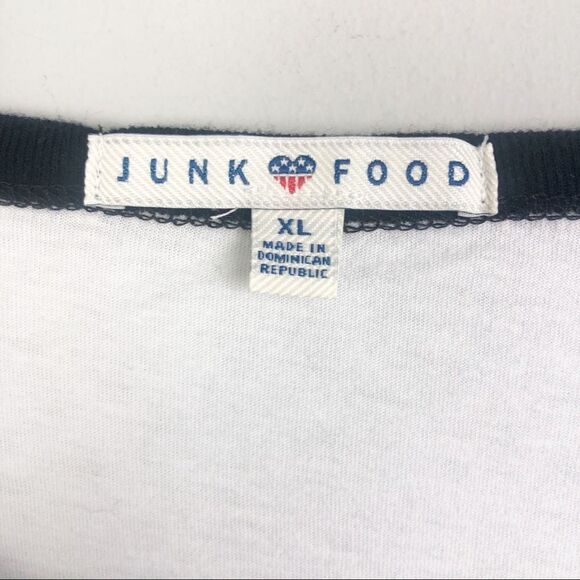 JUNK FOOD | CAROLINA PANTHERS I Love You Carolina Two Sided Raglan Women’s XL - Picture 6 of 9